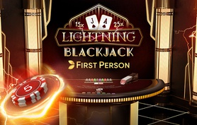 First Person Lightning Blackjack